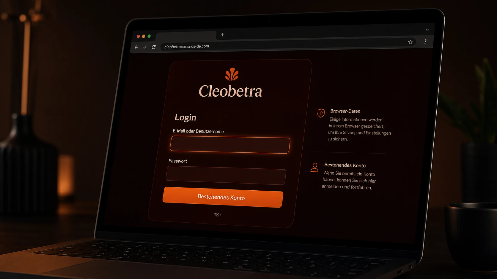 Welche Daten gehören zum Cleobetra Login?