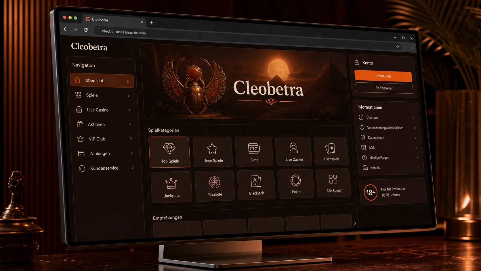 Cleobetra Casino Online im Detail