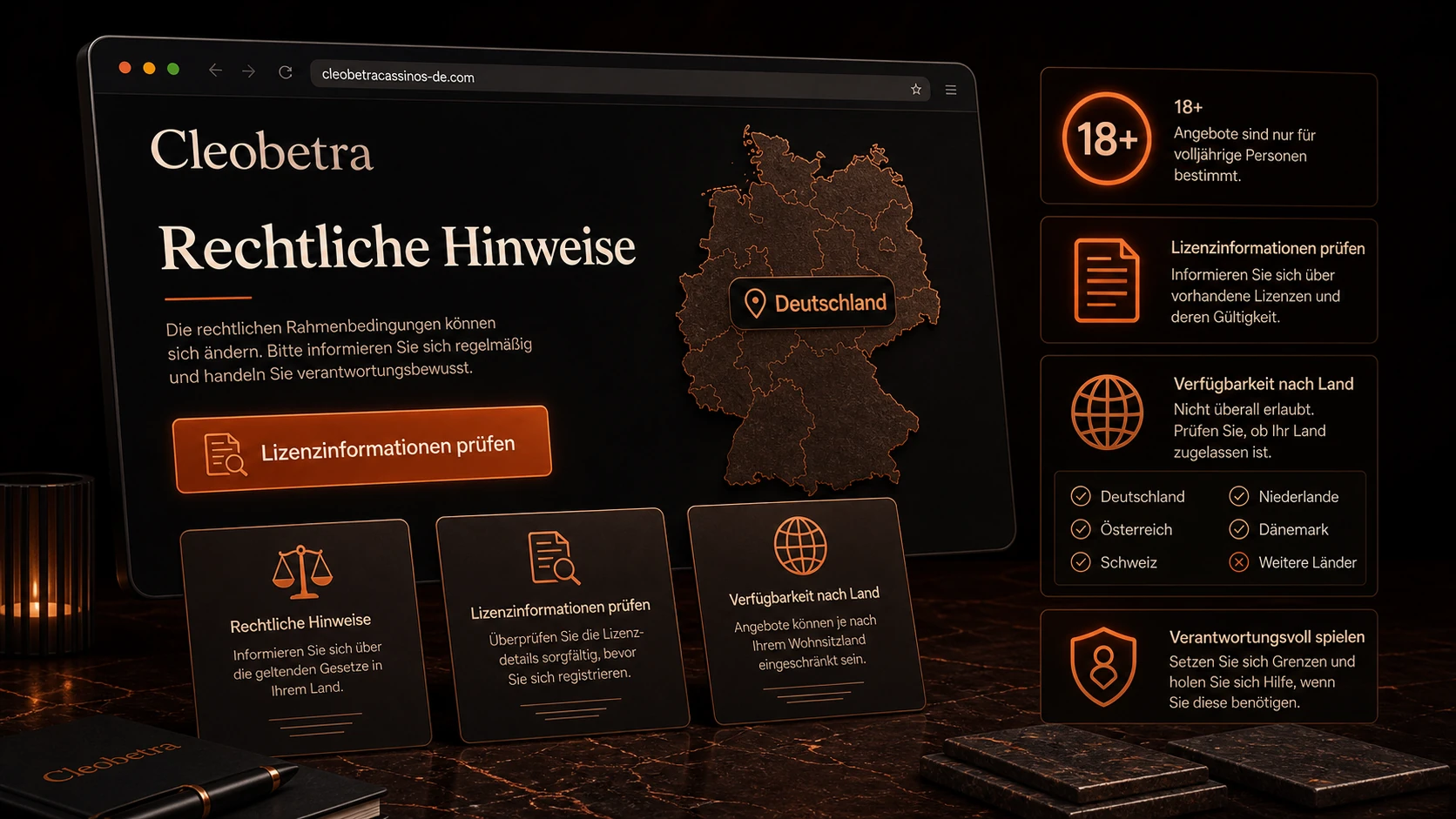 Cleobetra Deutschland und rechtliche Hinweise
